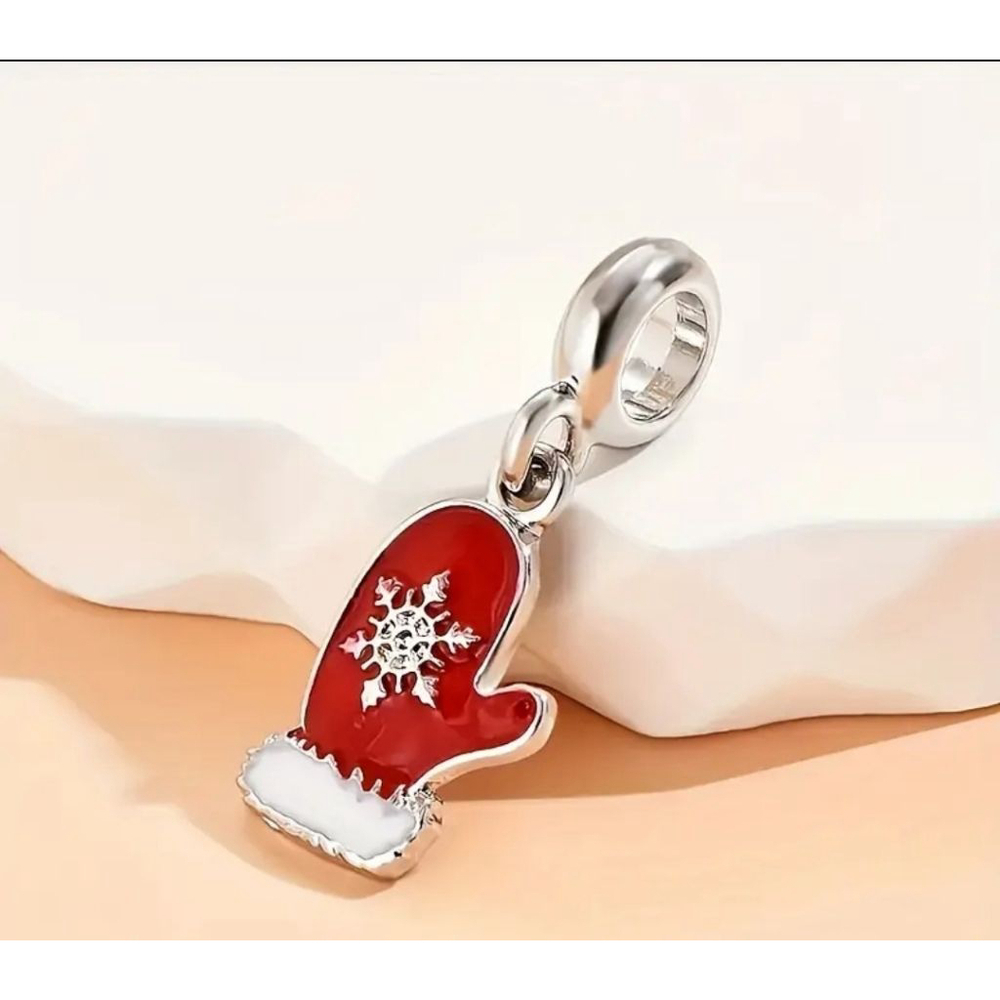 Women's Charm Pendant One Size Red White